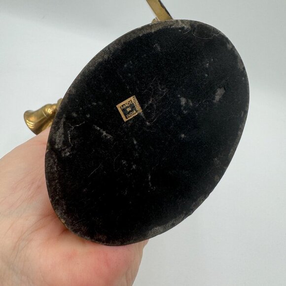 VTG 1995 Solid Brass Hosley Angel Candle Holder. Made in India Set of 2 Holiday - Picture 15 of 16